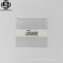 Impreso pe ziplock zipper bolsas de plástico para publicidad